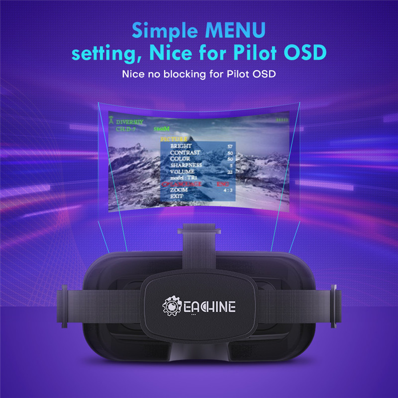 Eachine EV800DM Vario 5,8G 40C – Skyzone Sky04O Pro Fpv Goggles Bewertung und Preis