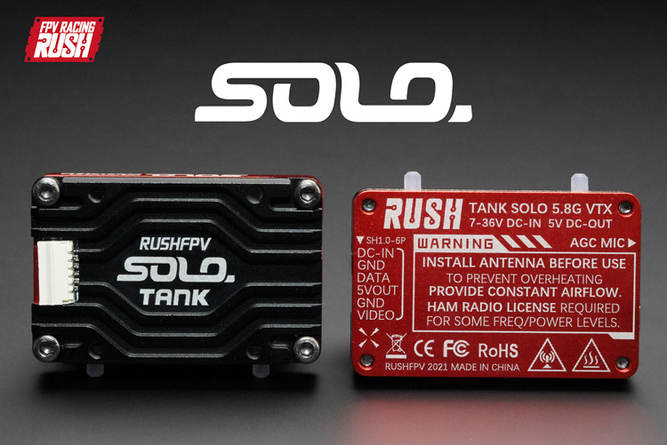 RUSHFPV 5.8G Analog VTX SOLO 1 – Foxeer Reaper Extreme 2.5W Vtx Bewertung und Preis